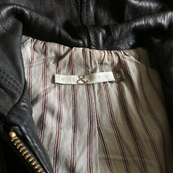 💔Mike and Chris💔Maxwell Leather Jacket - Picture 4 of 7